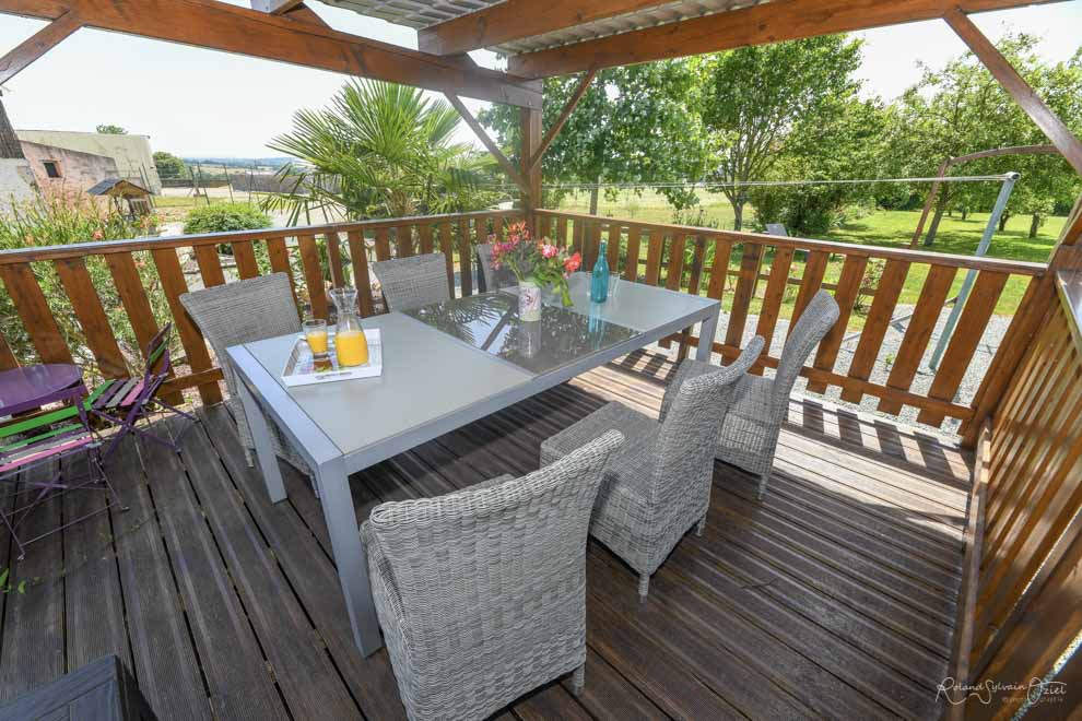 Chambre d&apos;hôtes avec un kiosque pour déjeuner