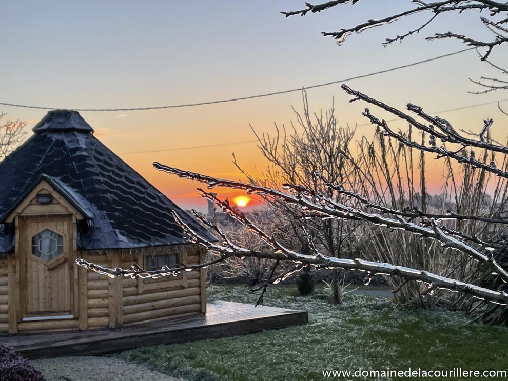 location de vacances avec terrasse couverte